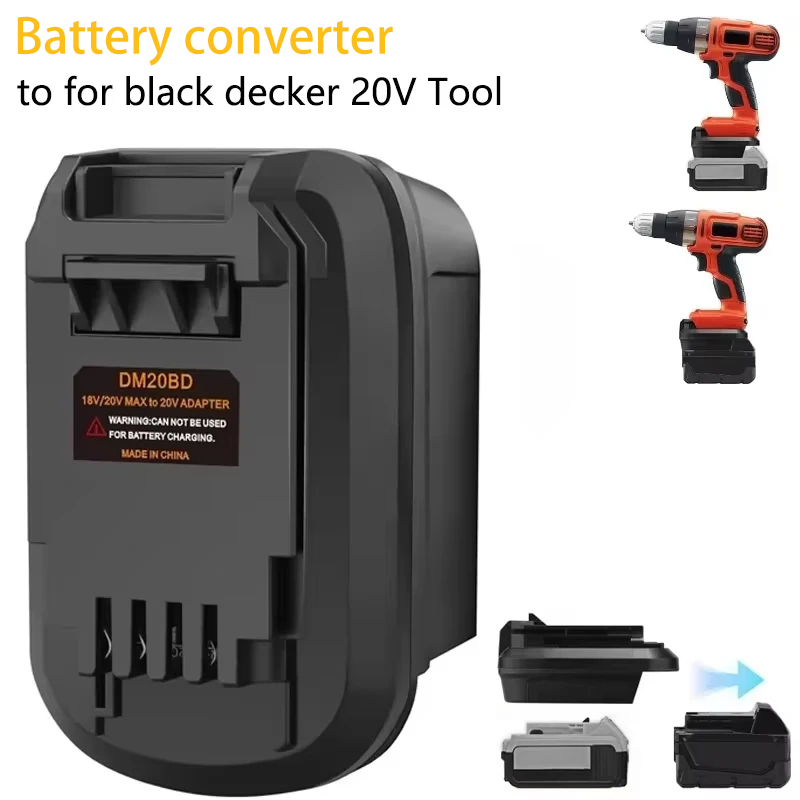 Black+Decker Tool Cordless - Black Decker alet adaptörü için DeWalt