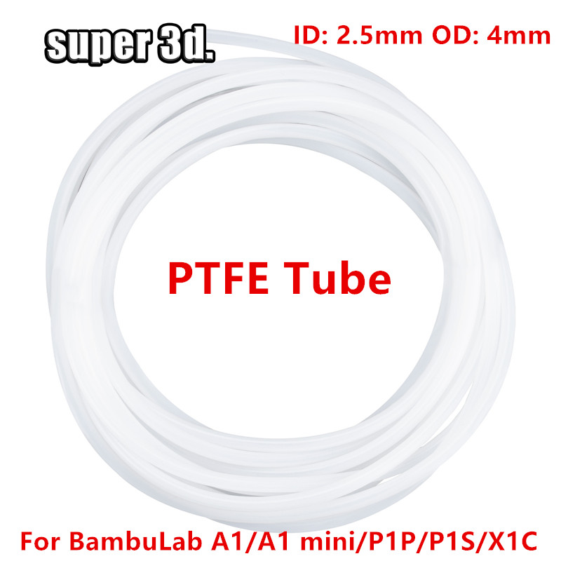Ptfe Tape Thread - 1/2/50M Bambu Lab PTFE Tüp ID