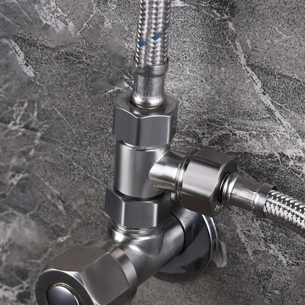 Shower Valve Cartridge - G1/2 Paslanmaz Çelik T Adaptör Yönlendirme