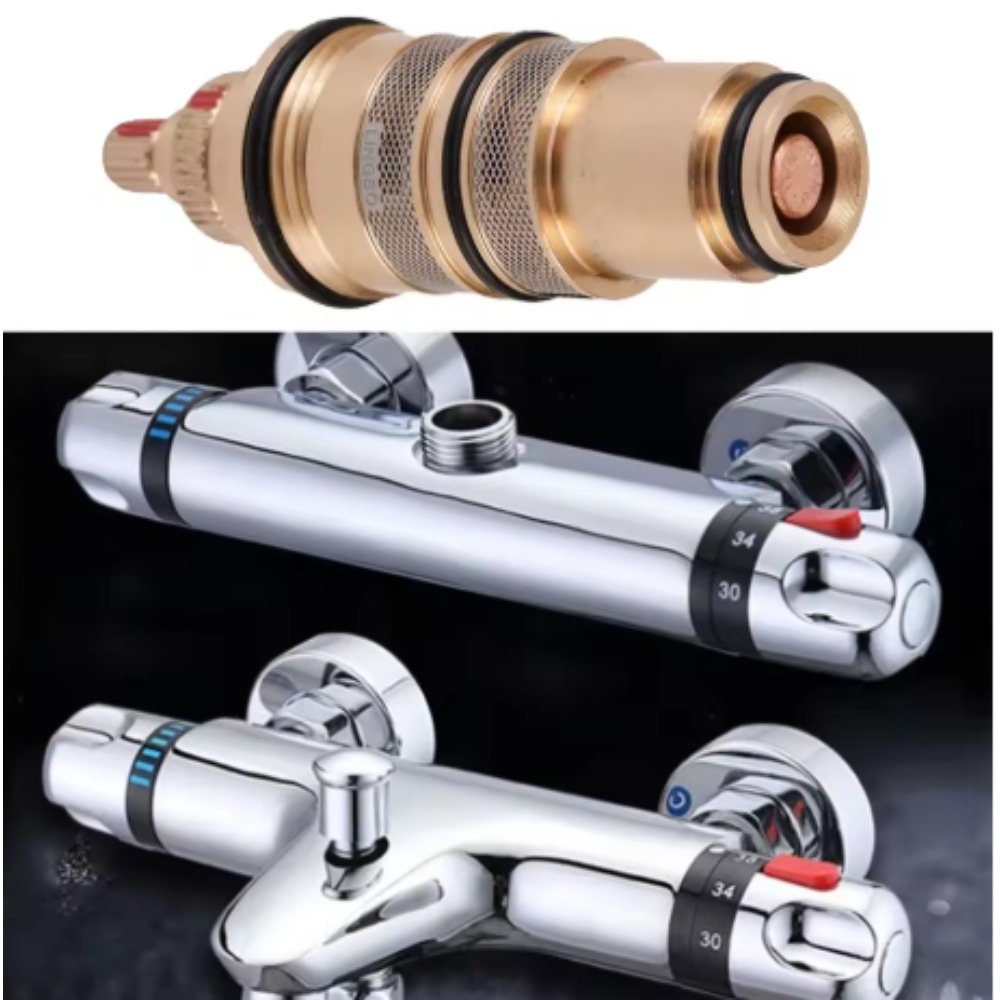 Shower Valve Cartridge - Pirinç Duş Termostatik Kartuş Değiştirme Kiti