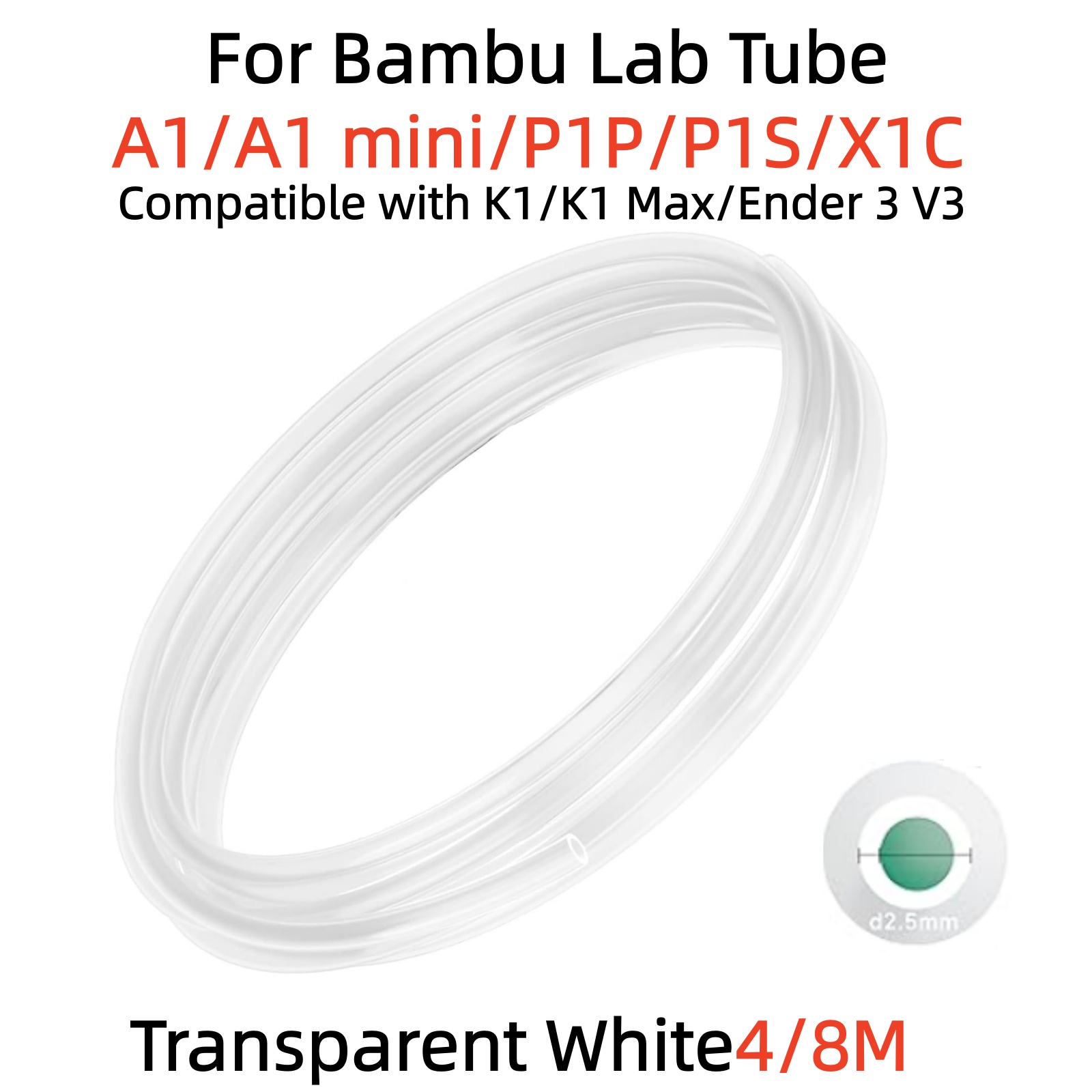 Ptfe Tape Thread - Bambu Lab Ptfe Tüp P1P AMS