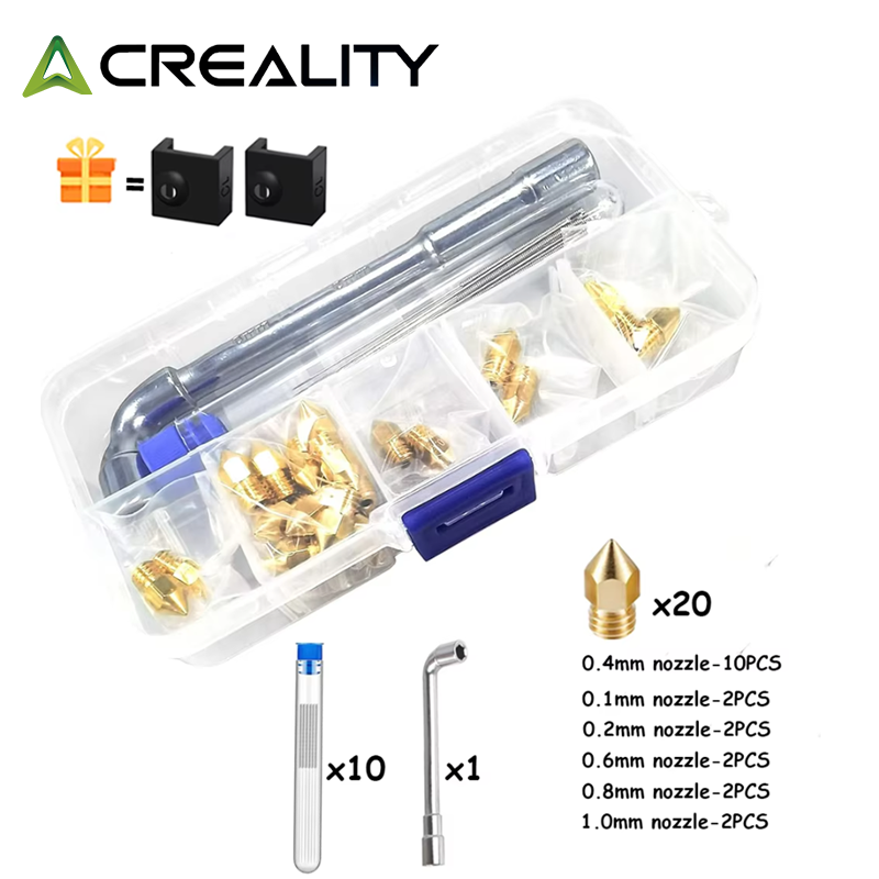 CREALITY 20 Adet MK8 Pirinç Me - Creality Printer Ender 3 incelemesi ve fiyatı