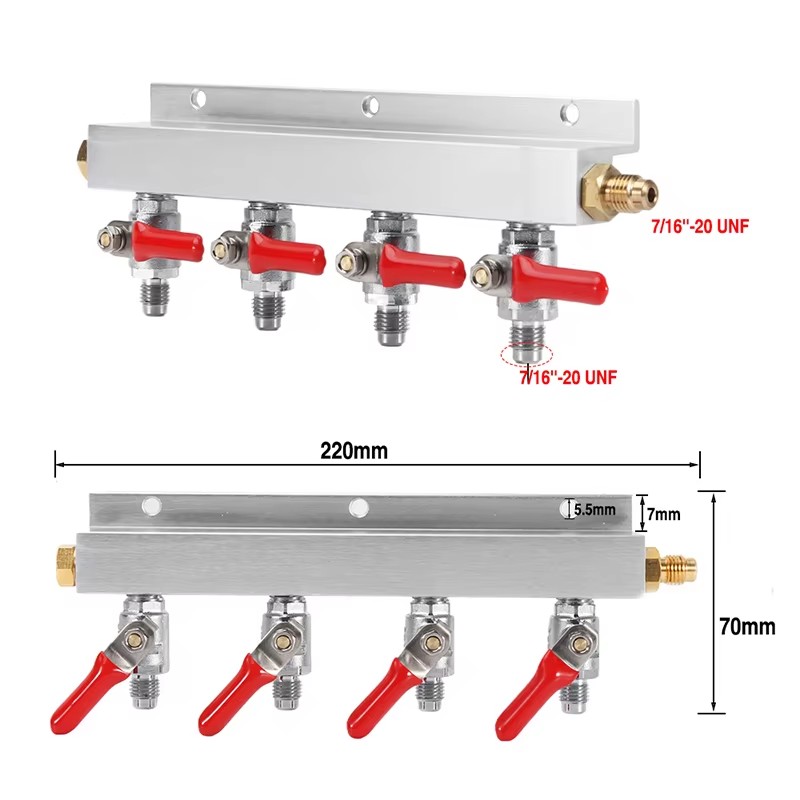 IMAICTUU 4 Yollu Gaz Manifoldu - Push Fit Connector incelemesi ve fiyatı