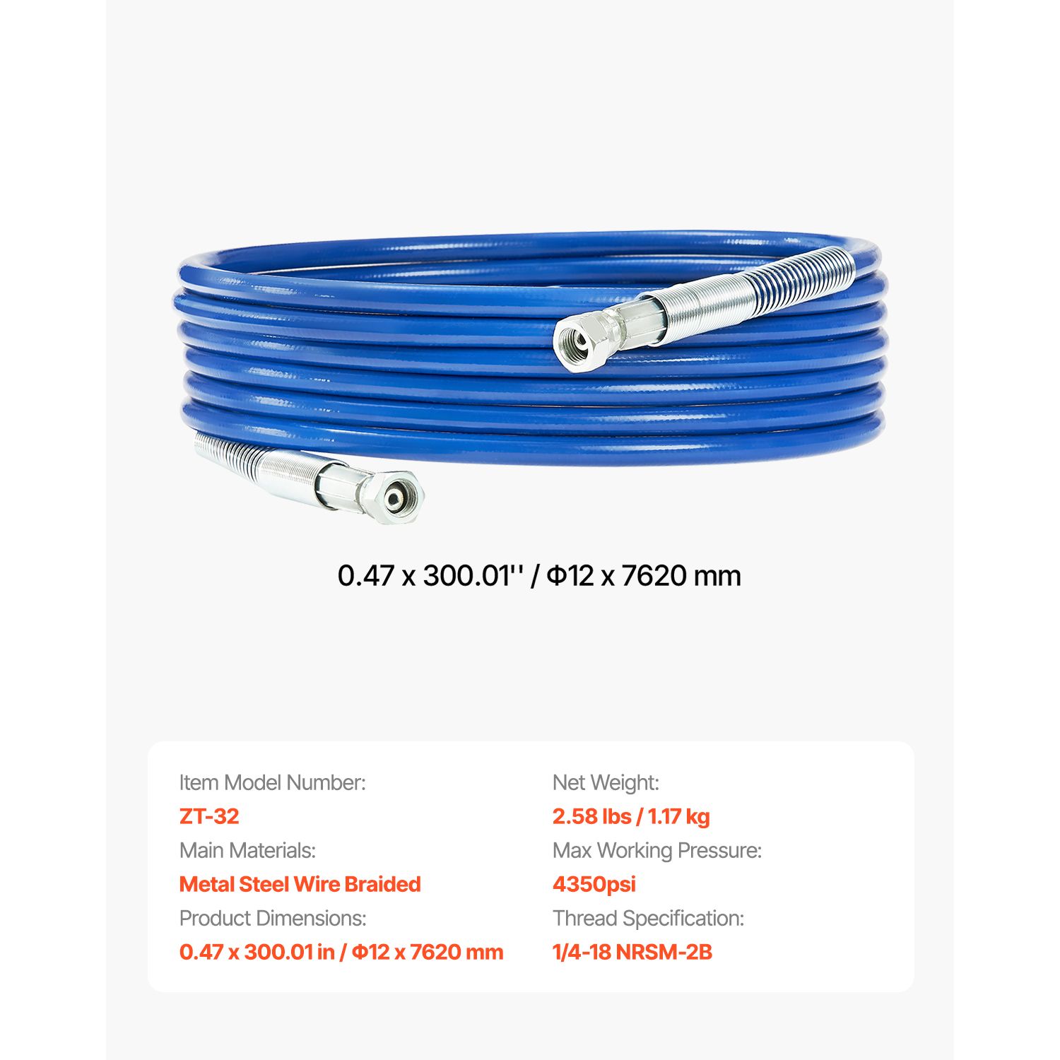 25ft Havasız Boya Püskürtme Ho - Flexible Hose Braided incelemesi ve fiyatı
