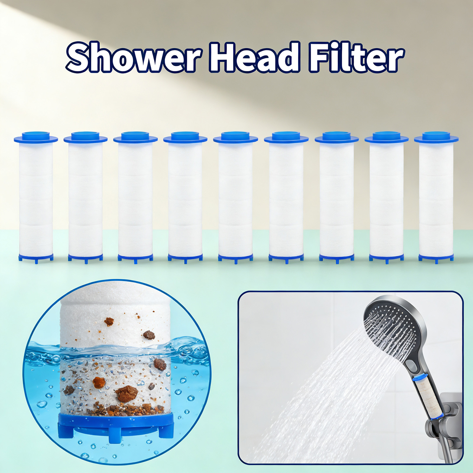 20 adet yedek duş filtresi kar - Shower Valve Cartridge incelemesi ve fiyatı
